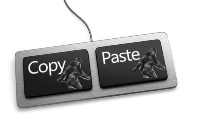 Copy-paste cryptozoology