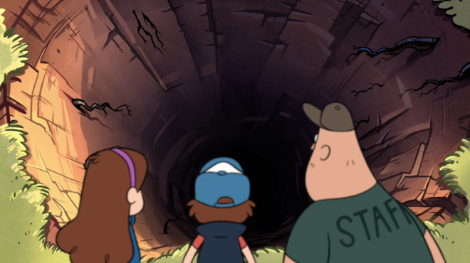 Legends and science of bottomless holes