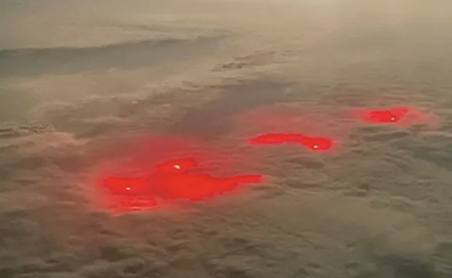 Fishy images of a glowing red sea